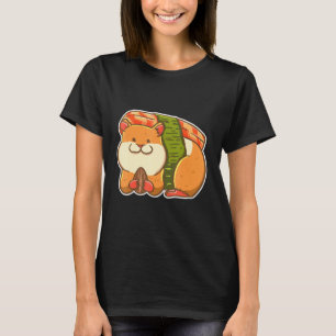 Hamster Sushi Niedlich Japanisch Food Hammy Eigent T-Shirt