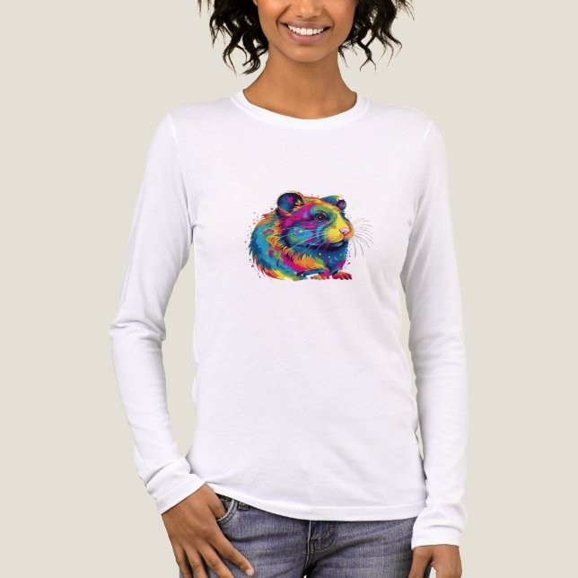 Hamster süß Tri-Blend shirt (Vorderseite)