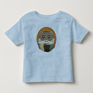 Hamster 🐹 Süße Tier mit bunt gestreiftem Schal Kleinkind T-shirt