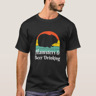 Hamster und Bier trinken T-Shirt