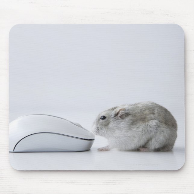 Hamster und Computermaus Mousepad (Vorne)