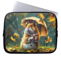 Hamster und Leaf Umbrella
