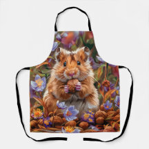 Hamster unter Blumen