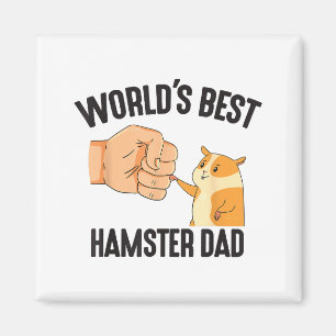 Hamster-Vater-Kostüm für Tierliebhaber Hamster Magnet