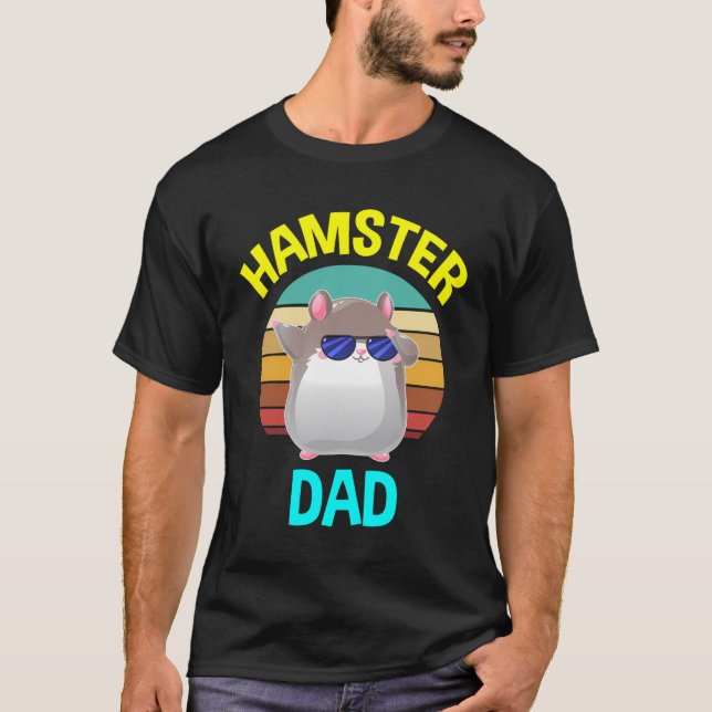 Hamster Vater Kostümliebhaber schenkt Männern Kind T-Shirt (Vorderseite)