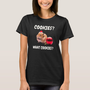 Hamster Was Cookies Festive Idee Weihnachten T-Shirt