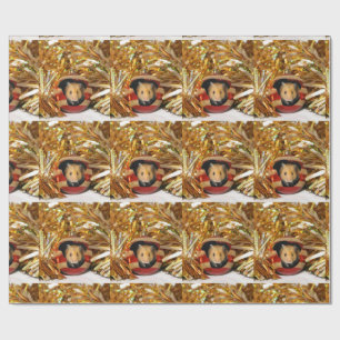Hamster-Weihnachten Geschenkpapier
