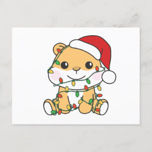 Hamster Weihnachts-Wintertiere Holiday Hamsters Feiertagspostkarte