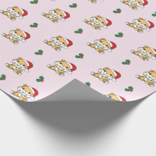 Hamster Weihnachts-Wintertiere Holiday Hamsters Geschenkpapier