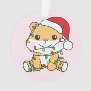 Hamster Weihnachts-Wintertiere Holiday Hamsters Ornament
