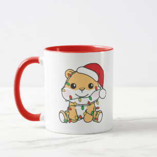 Hamster Weihnachts-Wintertiere Holiday Hamsters Tasse