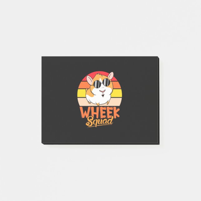 Hamster Whead Squad Post-it Klebezettel (Vorderseite)