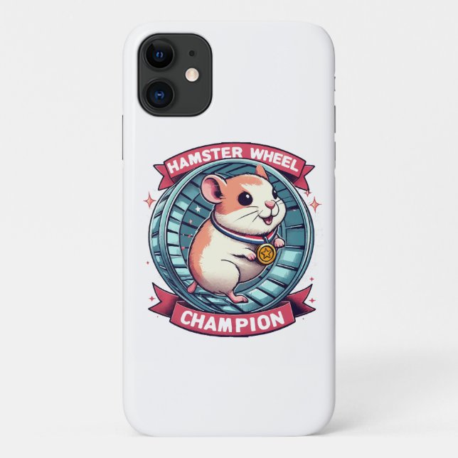 Hamster Wheel Champion Case-Mate iPhone Hülle (Rückseite)