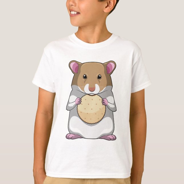 Hamster with Biscuit T-Shirt (Vorderseite)