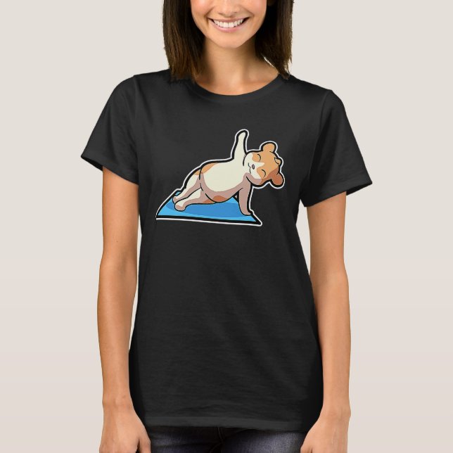 Hamster Yoga Poses Sport Gymnastics Ohm Heartbeat  T-Shirt (Vorderseite)