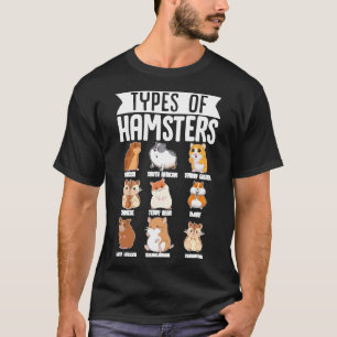 Hamsterarten Niedliche syrische Zuchtnager T-Shirt