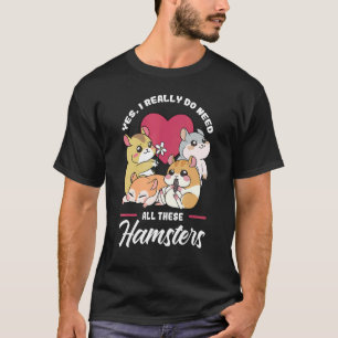 Hamsterfutter für Tiere in Niedlichen Käfigen - Al T-Shirt
