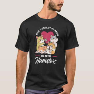 Hamsterfutter für Tiere in Niedlichen Käfigen - Al T-Shirt