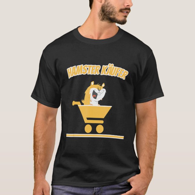 Hamsterkauf, Hamsterkäufer, Shopping Trolley T-Shirt (Vorderseite)