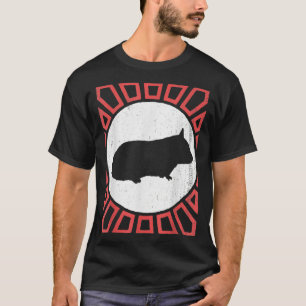 Hamsterliebhaber Vintage Retro Stil Tier T-Shirt