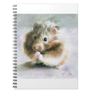 Hamsterölmalerei Notizblock
