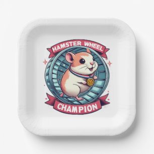 Hamsterrad-Champion Pappteller