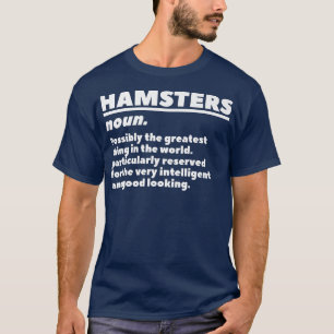 Hamsters Noun Definition Guinea Pig Hamster Lover  T-Shirt