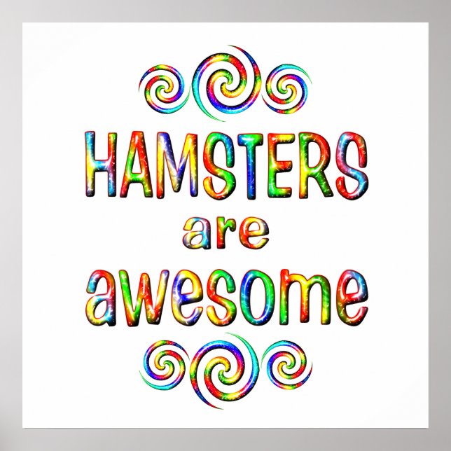 HAMSTERS SIND PHANTASTISCH POSTER (Vorne)