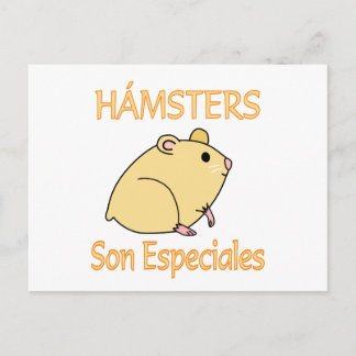 Hamsters Son Especiales Postkarte