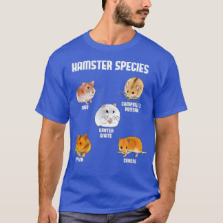 Hamsterspezies Geschenk für Hamster Lover Hamster T-Shirt