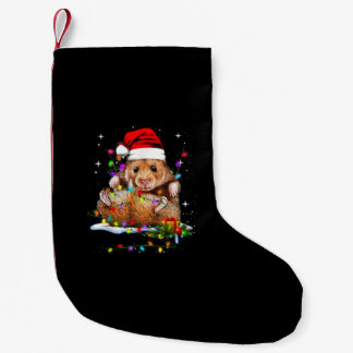 Hamsterweihnachtsfest Niedlich Kleiner Weihnachtsstrumpf