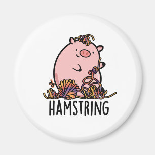 Hamstring Funny Pig Pun Magnet
