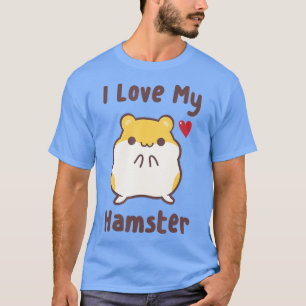 Hamube I Liebe Mein Hamster Niedlich Hammy T-Shirt