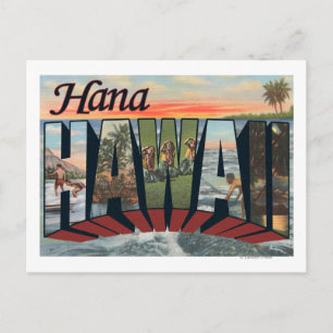 Hana, HawaiiLarge Letter ScenesHana, HI Postkarte