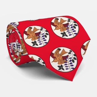 Hanafuda ‚Fuji-ni-hotogisu‘ Krawatte