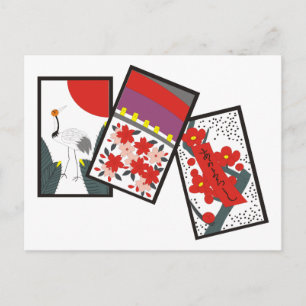 Hanafuda Postkarte