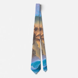 Hanalei Bay Beach Surf Krawatte