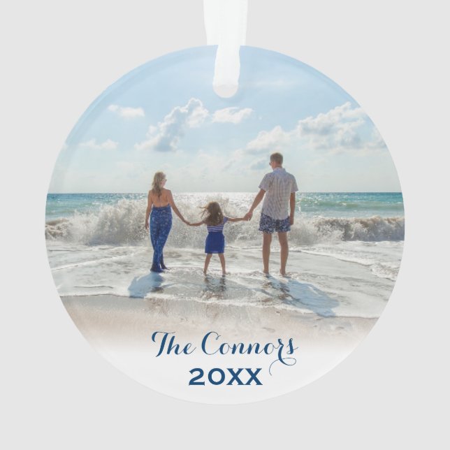 Hanalei Bay Boats, Kauai Hawaii 2 Foto Ornament (Rückseite)