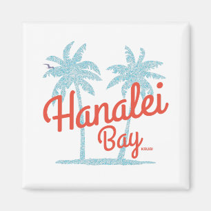 Hanalei Bay Insel Kauai, Hawaii Souvenir Magnet