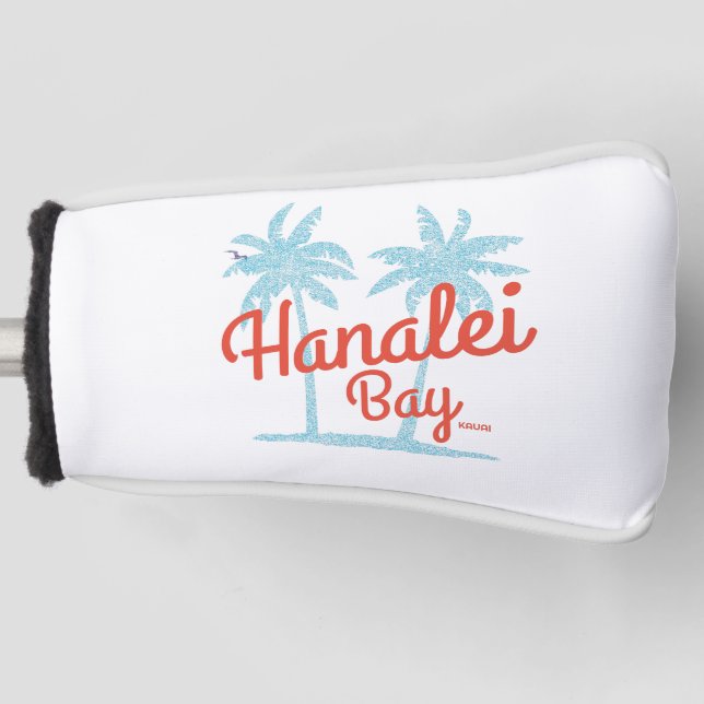 Hanalei Bay Island Kauai, Hawaii Souvenir Golf Headcover (Vorderseite)
