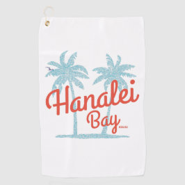 Hanalei Bay Island Kauai, Hawaii Souvenir Golfhandtuch