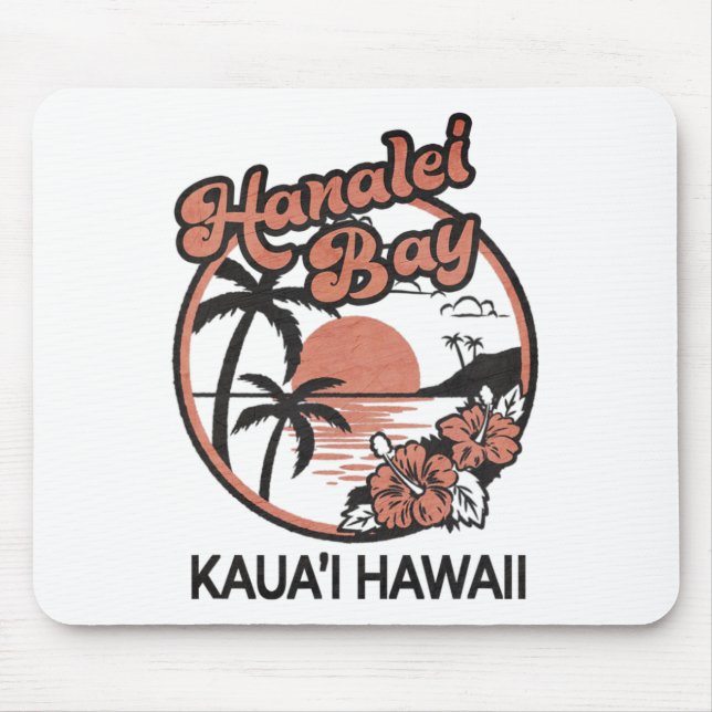Hanalei Bay Kauai Hawaii Mousepad (Vorne)