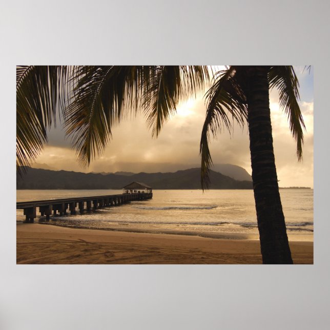 Hanalei Bay - Kauai, Hawaii Poster (Vorne)