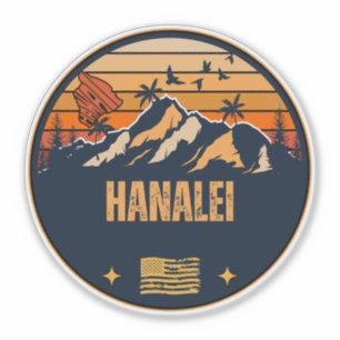 Hanalei, Hawaii Aufkleber