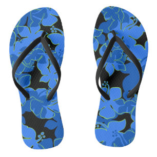 Hanalei Hawaiian Hibiskus Camouflage Floral Flip Flops