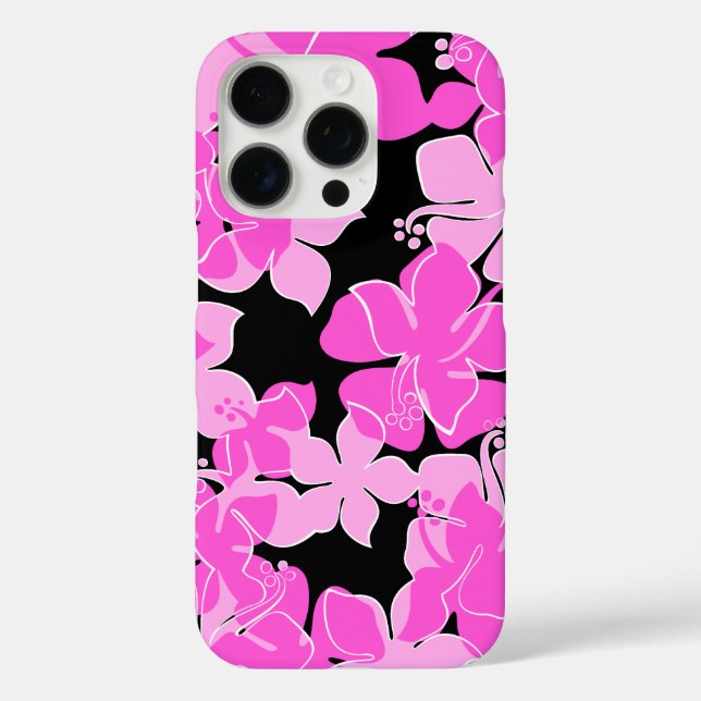 Hanalei Hawaiian Hibiskus Floral Pink Case-Mate iPhone Hülle (Rückseite)
