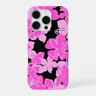 Hanalei Hawaiian Hibiskus Florales Pink iPhone 16 Pro Hülle