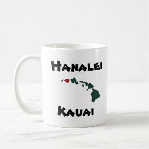 "Hanalei Pier" w/Hawaii Inseln Tasse