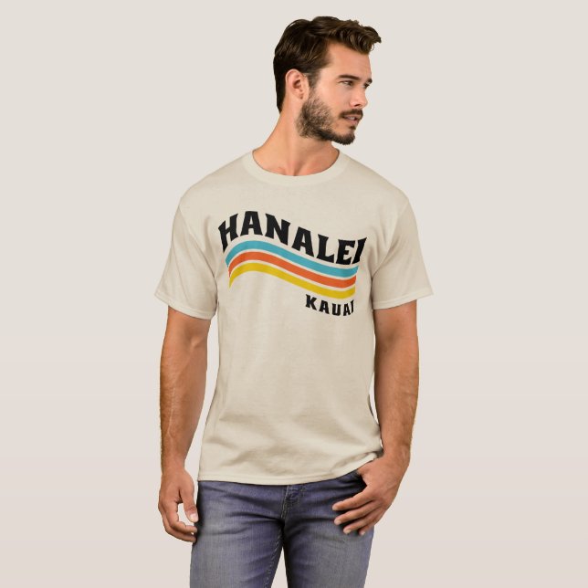Hanalei Wellen-T - Shirt (Männer) (Vorne ganz)