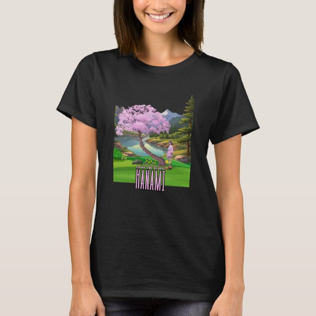 Hanami "Enjoy the Beauty" T-Shirt (Vorderseite)